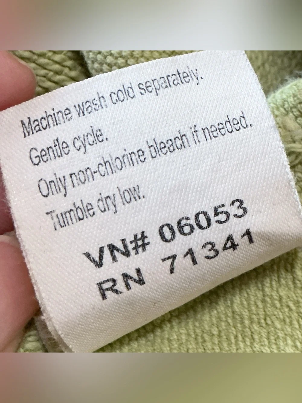 LL Bean Standard 24” X 31” Pillow Shams Textured Stripes Green 100% Cotton
